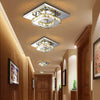 Modern Simple Creative Style LED Crystal  Flush Mount Square Shape for Living Dining Room Bedrooms