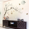 White Peach Butterfly  Wall Sticker for Home Decoration