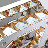 Modern Simple Creative Style LED Crystal  Flush Mount Square Shape for Living Dining Room Bedrooms
