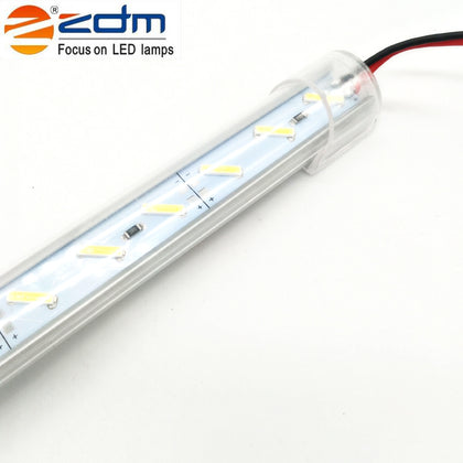 Zdm 100CM 18W 72PCS 8520 Smd 1200-1320lm Warm White / Cool White Light Led Strip Lamp (Dc12v / Dc24v)