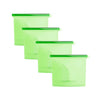 Reusable Sealing Fresh-keeping Bags Silicone Food Storage Bags 1500ML 4PCS