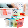 Reusable Sealing Fresh-keeping Bags Silicone Food Storage Bags 1500ML 4PCS