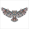 Colorful Owl Rooms Decorations Birds Flying Animal Wall Stickers Adhesive Decor