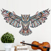 Colorful Owl Rooms Decorations Birds Flying Animal Wall Stickers Adhesive Decor