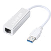 LUJIE USB 3.0 To 10M/100M/1000M Gigabit Ethernet Network LAN Adapter for Apple Macbook Air Laptop PC