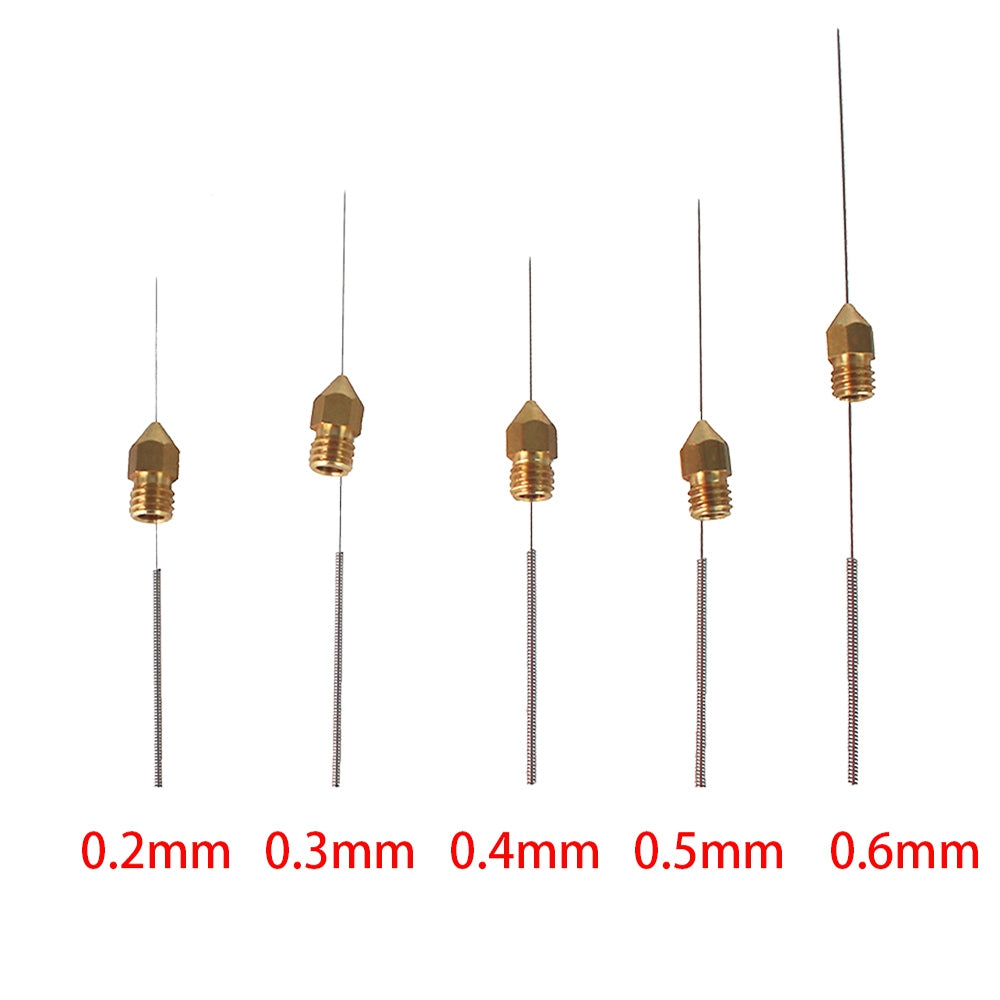 3D Printer Nozzle Cleaning Kit Drill Bits Tool For Makerbot And Creality CR-10s,Anet 10 PCS (0.2-0.6mm)