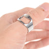 2 Pcs Stainless Steel Finger Ring Bottle Opener