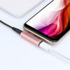 2 in1 USB Type C To 3.5mm Earphone Jack Adapter For Xiaomi / Huawei / Samsung