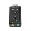 7.1 External USB Sound Card USB to Jack 3.5mm Headphone Audio Adapter