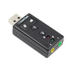 7.1 External USB Sound Card USB to Jack 3.5mm Headphone Audio Adapter