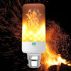 YWXLight B22 LED Flame Effect Fire Light Bulbs Flickering Emulation Flame Lamp AC85-265V