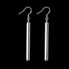Straight Earrings Foreign Geometric Modeling Silver Earrings