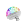 USB Disco Light Crystal Magic Ball Portable Stage Home Party