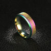 Romantic Dreamlike Jewelry Scrub Ring Titanium Steel Rings for Men and Women