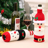 Christmas Decorations Elk Wine Bottle Cover Knitted Champagne Wine Bottle