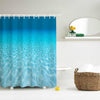 Water-Proof Polyester 3D Printing Bathroom Shower Curtain