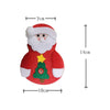 4pcs Santa Claus Snowman Elk Knife and Fork Storage Bag Christmas Decoration