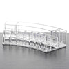 Transparence Multiple Square Lattice Desktop Makeup Case Storage Box