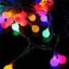 40-LED Grinding White Ball Christmastree String Lights Decorated Colored Lamp