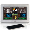 FanJu FJ3378 Weather Station Indoor Outdoor Temperature USB Charger