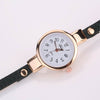 DUOYA D123 Women Girls Wrap Around Leather Bracelet Wrist Watch