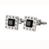 Alloy Water Drill Material/ Square Classical Pattern Cufflinks for Men