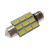 Sencart 2Pcs 4.5W 36mm 9x5730SMD Car Interior Dome Map Reading Light LED Bulbs