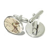 Alloy Glass Material/ Electroplating Printing Process Miniature World Map Cuffli