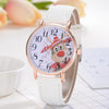 XR2498 Women Arabic Numbers Analog Quartz Wrist Watch with Christmas Elk Dial