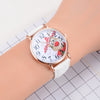 XR2498 Women Arabic Numbers Analog Quartz Wrist Watch with Christmas Elk Dial