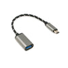 Minismile USB 3.1 Type-C Male to USB 3.0 Female OTG Adapter Cable for MacBook