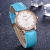 Disu DS071 Women Fashion Dial PU Band Quartz Wrist Watch
