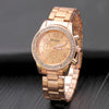 Women Luxury Crystals Quartz Plated Classic Faux Chronograph Watch