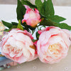 3 Heads European Style Peony Home Decoration Artificial Flower 50CM