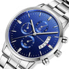 Fashion Stainless Steel Waterproof Calendar Men's Business Leisure Quartz Watch