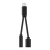 2 in 1 USB-C to 3.5mm Audio Adapter 2 in 1 USB Type C Cable Fast Charge to 3.5mm Audio Jack Headphone Adapter Converter