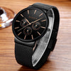 BIDEN Luxury Brand Men Watch Ultra Thin Stainless Steel Clock Male Quartz Sport Watch Men Waterproof Casual Wristwatch