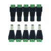 KWB Male and Female DC Power Connector Jack Adapter Plug for CCTV Camera and Strip Light 5PCS