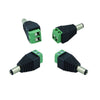 KWB Male and Female DC Power Connector Jack Adapter Plug for CCTV Camera and Strip Light 5PCS