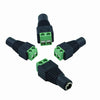 KWB Male and Female DC Power Connector Jack Adapter Plug for CCTV Camera and Strip Light 5PCS