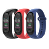 M3 Smart Health Pedometer/Heart Rate/Blood pressure/Sleep monitor Bracelet -Red