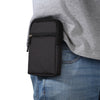 Universal Denim Leather Cell Phone Bag Belt Clip Pouch Waist Purse Case Cover For All SmartPhone Below 6.3 Inch