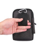 Universal Denim Leather Cell Phone Bag Belt Clip Pouch Waist Purse Case Cover For All SmartPhone Below 6.3 Inch