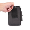 Universal Denim Leather Cell Phone Bag Belt Clip Pouch Waist Purse Case Cover For All SmartPhone Below 6.3 Inch