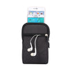Universal Denim Leather Cell Phone Bag Belt Clip Pouch Waist Purse Case Cover For All SmartPhone Below 6.3 Inch