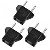 Minismile 3PCS Universal 6A US Socket to EU Plug Power Adapter / Charger Kit