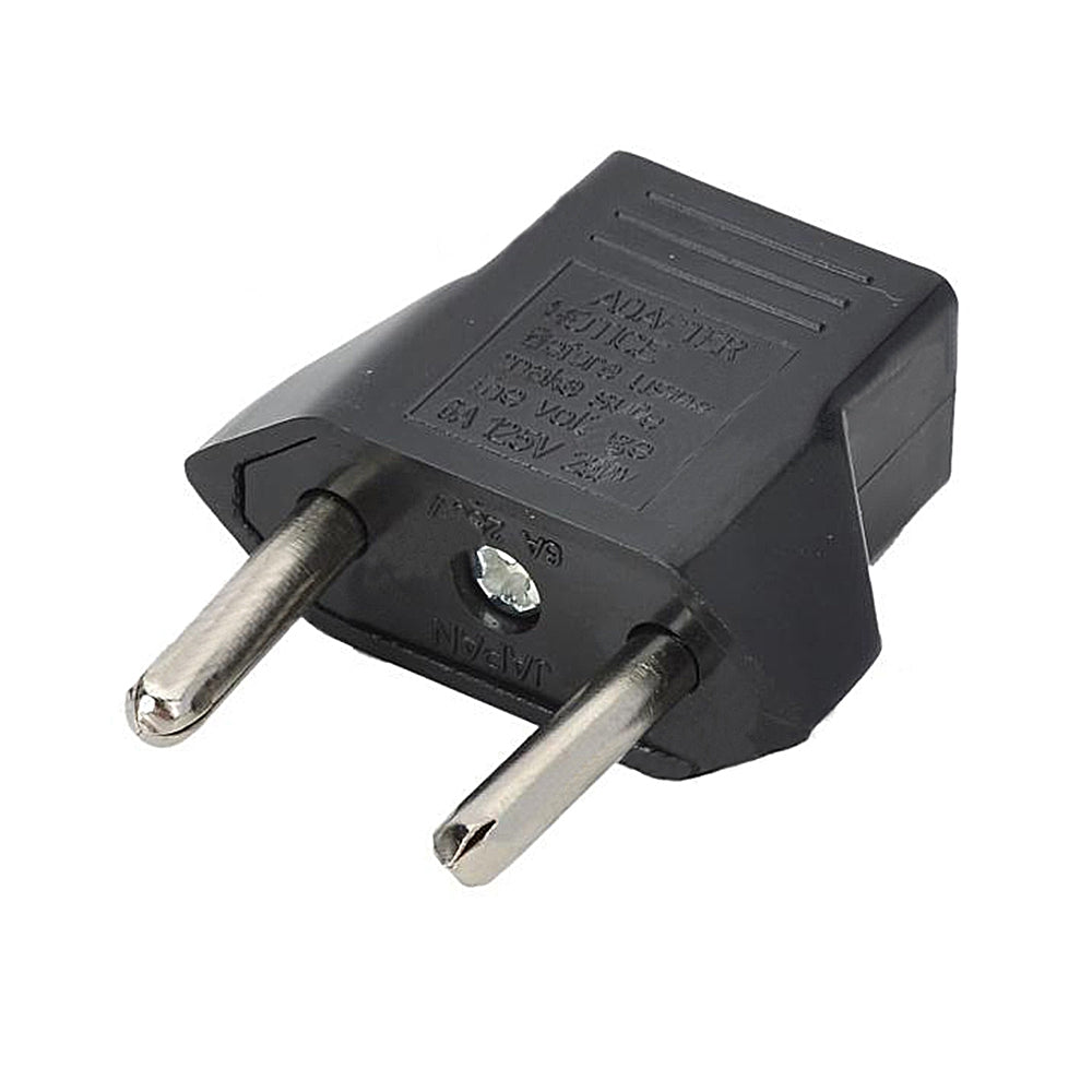 Minismile 3PCS Universal 6A US Socket to EU Plug Power Adapter / Charger Kit