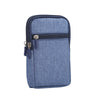 Universal Denim Leather Cell Phone Bag Belt Clip Pouch Waist Purse Case Cover For All SmartPhone Below 6.3 Inch