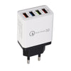 QC3.0 4 USB Port Travel Charger 5V 3.5A Fast Charging Wall Adapter for iPhone