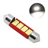 Silver-plated Red Cupper Heat Dissipation Festoon 36MM Car License Plate
